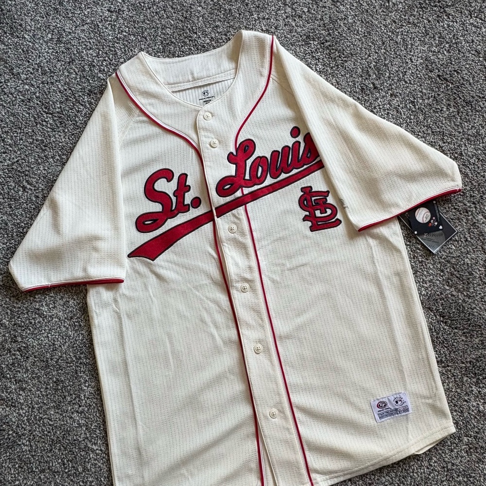 St. Louis Cream and Red Men's Jersey